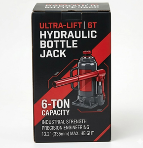 Hot Selling Custom Logo Color Hydraulic Bottle <strong>Jack</strong> Corrugated Board Steel Hydraulic 12 32 Ton <strong>Jack</strong> Paper Boxes <strong>Car</strong> Packages Box - Product Image 1