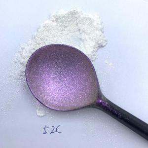 Lápiz labial Mica polvo pigmento que brilla en la pintura oscura camaleón caramelo negro a rojo perla brillo a granel Hyrox pasta para coches - Product Image 2