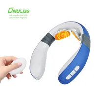 EMS Pulse Massagers for Neck and Back with Heat Shiatsu Cervical Neck Massage Device