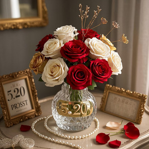 24 باقة ورد اصطناعي - زهور صناعية طويلة الساق تشبه الحقيقية، لعيد الأم، وديكور المنزل - Product Image 5