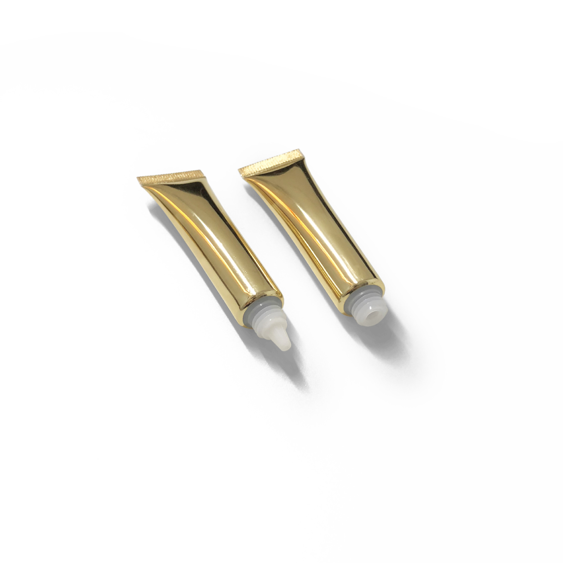 10ml 20ml Bright Gold Full Bro<i></i>nzing Cosmetic Tubes Packing Aluminum Plastic Material Tube Packaging