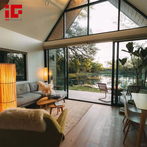 كوخ جاهز على شكل حرف A، منازل صغيرة للعطلات، إيجارات Airbnb، وحدات سكنية بسقف مثلث، منزل خشبي، فندق، فيلا بإطار فولاذي - Product Image 3