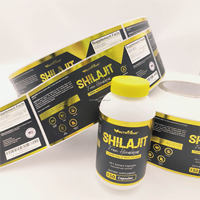 Étiquette autocollante personnalisée avec logo, autocollant imperméable pour bouteille, pot, emballage de produits cosmétiques et de soins de la peau, étiquette adhésive