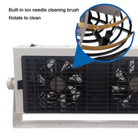 Ventilateur ionique antistatique de table à 2 têtes ODM économique, souffleur d'air ESD ioniseur 220V DC24V 25VA 62dB pour machines électroniques ST102H