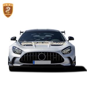 Kit de carrosserie en matériau Frp pour Mercedes Bens <span class=keywords><strong>Amg</strong></span> <span class=keywords><strong>Gts</strong></span> se tournant vers la série noire Style pare-chocs de voiture capot moteur Kit de carrosserie - Product Image 2