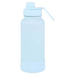 Nouveauté Bouteille d'eau magnétique à double paroi isolée sous vide en acier inoxydable 304 avec support pour téléphone et couvercle magnétique - Product Image 2