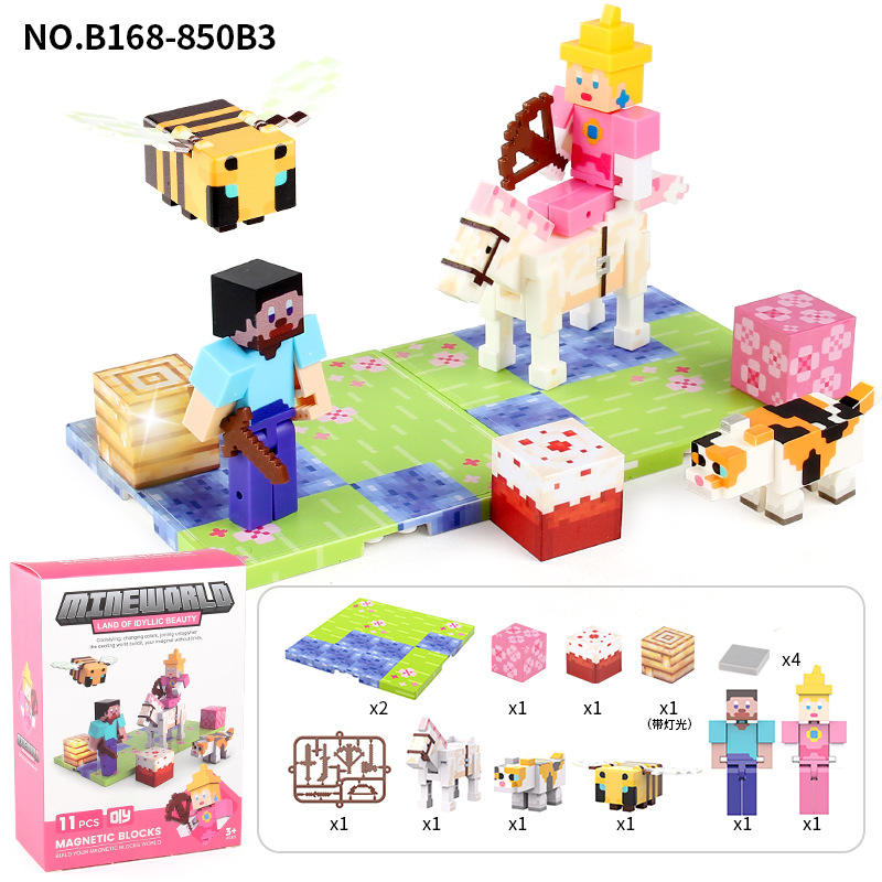 Princesse sortie printanière 11pc-animaux3 enfants2-112g