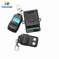 Kit de télécommande universelle pour porte de garage 433 MHz, 2 télécommandes, module récepteur RF sans fil à code évolutif, portail automatique