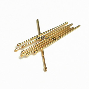 Sonda de prueba chapada en oro Pal75 T2, 33,35 mm de longitud, 1,02 mm de diámetro, con pino de resorte para pruebas electrónicas - Product Image 2