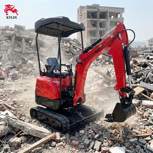 Envío Gratis, Mini Excavadora Compacta de <span class=keywords><strong>1</strong></span>, 2 y 3 Toneladas con Motor Kubota, para Pasajes Estrechos, Micro Excavadora Pequeña - Product Image 1