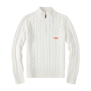 Maglioni Invernali da <span class=keywords><strong>Uomo</strong></span> Personalizzati, Pullover in Poliestere/Cotone con Logo in Rilievo sul Davanti - Product Image 3