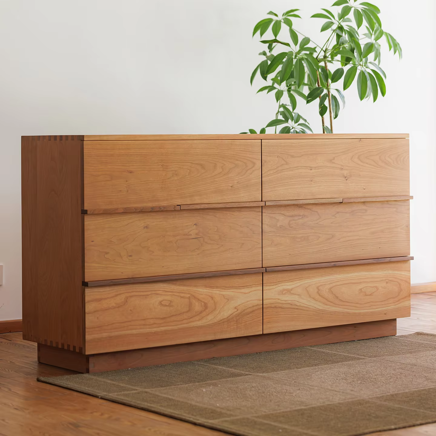 Armoire à six tiroirs Nuan shu, rails coulissants en métal