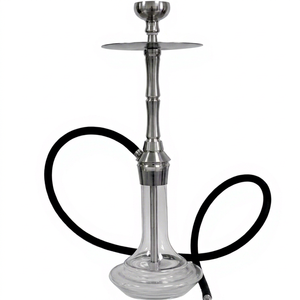 Juego de Shisha Ruso de Lujo Personalizado 2024, Acero Inoxidable de Alta Calidad, 60 cm, Vidrio Esmerilado, Caja de Regalo - Product Image 1