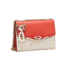 RTS Bulk Mixed Order PU Women's Autumn Summer Vintage Trendy Designer Handbags Button Letter <b>Bow</b> Decoration Cover Hot Sell - Product Image 1