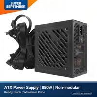 Alimentation PC PSU 850W 80 PLUS ATX, Alimentation Stable pour PC de Jeu, Vente en Gros Usine OEM