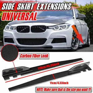 Extensiones de faldones laterales universales de 1.2m, alerones divisorios para BMW F30 F80 M3 F82 320i 325i 330i G30 G31 F10 F11 - Product Image 1