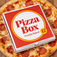 Boîte à pizza en carton ondulé écologique TongKun avec logo personnalisé, adaptée aux aliments, pour restaurants et services de traiteur