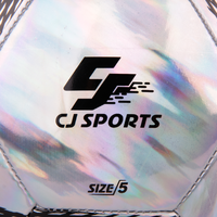 CJ Sports Vietnam taille 5 argent TPU Durable 410-450g ballon de football cousu à la Machine loisirs/entraînement/match utilisation