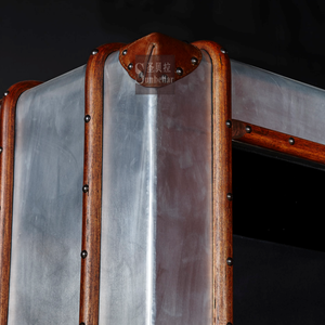 OEM ODM aviador Loft Industrial estantería antiguo tronco aluminio 4 niveles ratán madera estantería hogar Oficina librería - Product Image 3