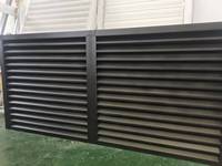 Profilés d'extrusion en aluminium pour persiennes/lames de volets, fenêtres extérieures modernes, pare-soleil horizontal, ventilation