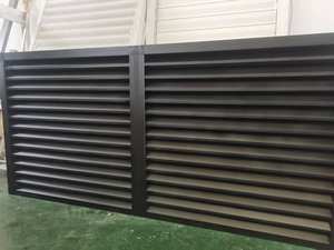 Profilés d'extrusion en aluminium pour persiennes/lames de volets, fenêtres extérieures modernes, pare-soleil horizontal, ventilation - Product Image 6