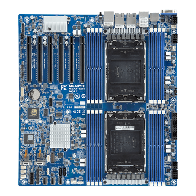MS73-HB0 E-ATX Server Motherboard with Dual Intel C741 LGA 4677(Socket E),DDR5 Support