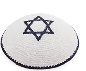 2024 Top Design High Quality Hand Knitting Kippah Customized Kippt Yarmulke Men Jewish Kippah