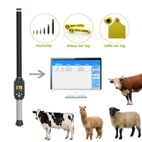 Lector de Etiquetas HDX FDX-B IP67 con Bluetooth 4.0, 134.2khz, Lector de Etiquetas para Animales, 100,000 Registros, Largo Alcance, Identificación de Ganado Vacuno, Ovino y Porcino