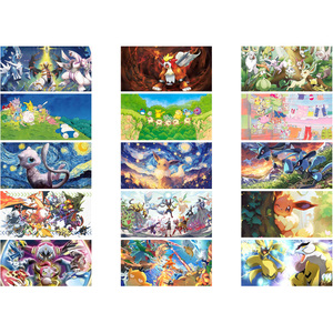 Carte de sculpture 3D en papier POKE, personnalisable, vente en gros, carte 3D sculptée, art <span class=keywords><strong>Pokémon</strong></span>, jeu de société, cadeau, carte <span class=keywords><strong>Pokémon</strong></span> - Product Image 2