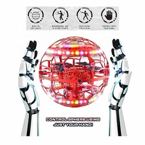 Jouets Jacko, vente chaude, avion sphérique multifonctionnel à rotation 360°, trois modes, 5-6 minutes, avec lumière LED, jouets volants - Product Image 4