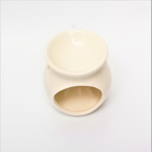 Brûleur d'huiles essentielles en céramique pour la maison, diffuseur d'arômes, <span class=keywords><strong>lampe</strong></span> parfumée, brûleur de cire fondue, support pour bougie chauffe-plat - Product Image 6