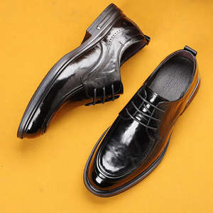 Chaussures de mariage formelles pour hommes en cuir véritable de style <span class=keywords><strong>italien</strong></span> faites à la main de haute qualité été 2025 - Product Image 3