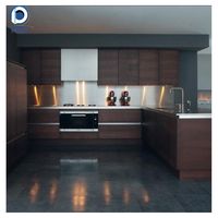 Armoire de cuisine en bois massif sur mesure avec surface en mélamine couleur bois pour restaurant et usage domestique