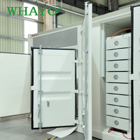 Système de conteneur de stockage d'énergie solaire au lithium LiFePO4 Whayo pour micro-réseau extérieur C&I, 20 pieds, 40 pieds, 1 MWh, 2 MWh, 5 MWh