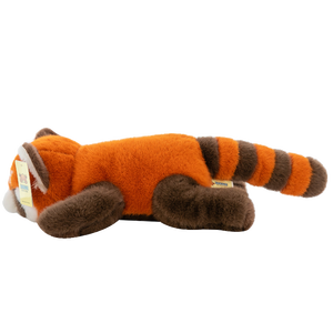 Lindo Peluche de <span class=keywords><strong>Mapache</strong></span> y Panda Rojo, Almohada de Felpa con Forma de <span class=keywords><strong>Mapache</strong></span>, Cojín Largo de Animal de Peluche, Peluches Suaves Kawaii, Compañero para Dormir - Product Image 5