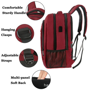 Laptop <b>Backpack</b> For Men Unisex 20-35L Business Travel Waterproof With <b>Computer</b> Interlayer Solid Color Summer 2024 - Product Image 4