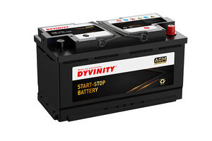Batterie de voiture AGM 6-QTF-80 H7 80AH, capacité de démarrage et d'arrêt automatique - Product Image 2