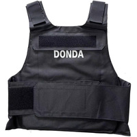 Gilet tactique 900D Kanye DONDA personnalisable pour homme, coupe ajustée, en fibre de polyester, style décontracté, tendance rappeur