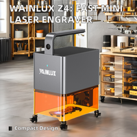 Graveur laser portable Wainlux Z4 Mini, machine de marquage manuelle pour acrylique, verre, bois, pierre