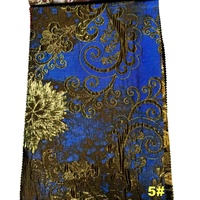 Tissu Jacquard Brocart Métallique en Nylon Personnalisé 160 g/m² 20 Yards MOQ pour Robe de Soirée et Robe de Demoiselle d'Honneur de Créateur