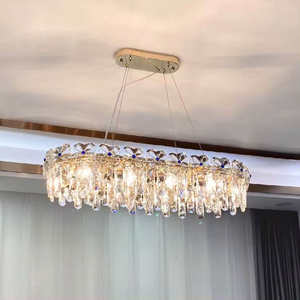 Lustres à LED en cristal nordique de décoration d'éclairage de mariage d'intérieur moderne de luxe européen - Product Image 3