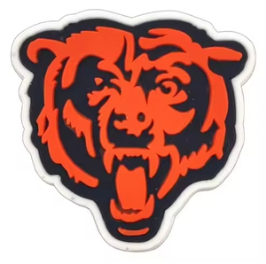 زخارف أحذية على شكل فريق رجبي أستريد، زخارف فريق كرة القدم الأمريكية، أفكار لتزيين الأحذية بنمط الكلوغ من البي في سي للجنسين، زينة أحذية لفريق شيكاغو بيرز - Product Image 4