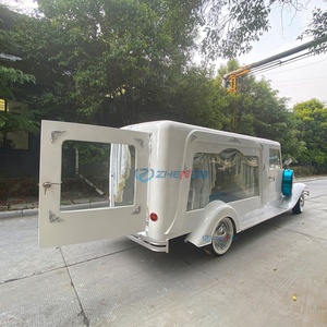 Luxury Antique Hearse Maker Electric Customized Funeral <b>Trailer</b> for Sale - Product Image 3