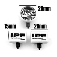 Pièces de voiture RC, modification de véhicule tout-terrain RC, éclairage de toit LED, phare IPF, 2/4/6 lumières, abat-jour