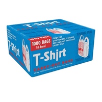 T-shirt tas Wanda HDPE voedsel PLA PBAT supermarkt vest boodschappentas groenten fruit verpakkingszak kleurenprint op maat