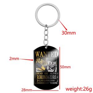 <span class=keywords><strong>Llavero</strong></span> de Acero Inoxidable con Foto Digital de Perro, Estilo de Dibujos Animados, Impresión a Color, Resistente al Agua, de Nailing King, Modelo One Piece Lufei, Metal 3 - Product Image 5