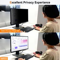Prix de gros 180 ° Protection d'écran anti-espion à double sens, film de protection facile à installer, filtre anti-lumière bleue pour Dell Acer