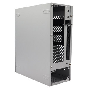 Boîtier d'ordinateur portable mini avec ventilateur, en aluminium, format ATX, tour moyenne horizontale, produit en stock - Product Image 5