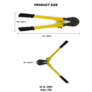 Heavy-Duty Medium Size Bolt Cutter 18" with Soft Grip Rubber - Product Image 2
