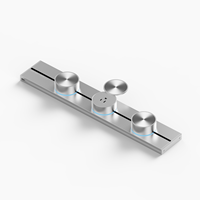Prise de courant encastrée de luxe en acier inoxydable Gler Industrial, faible MOQ, rail électrique dissimulé, Europe, Eubiq